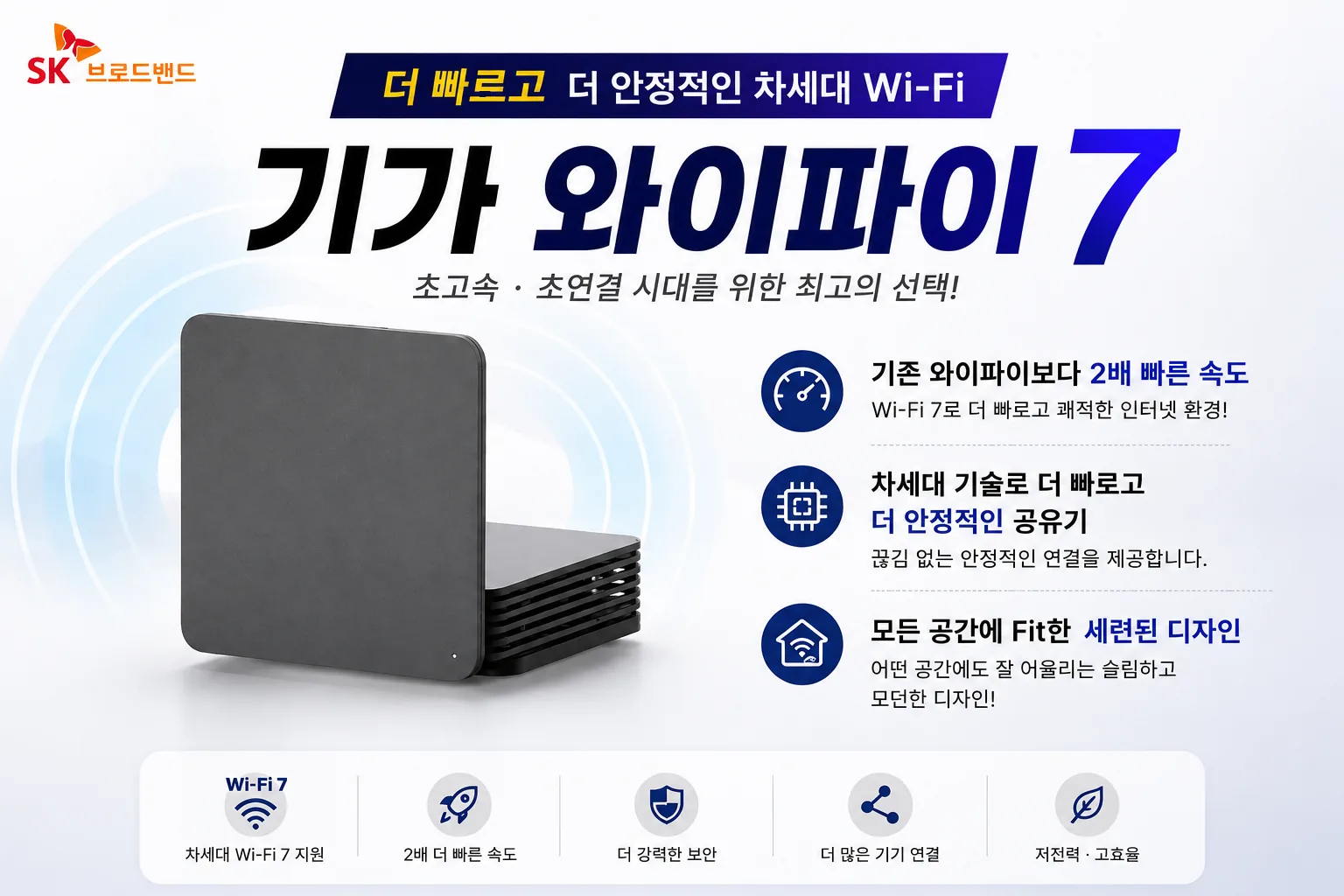 기가 와이파이7 - 차세대 Wi-Fi 7 공유기